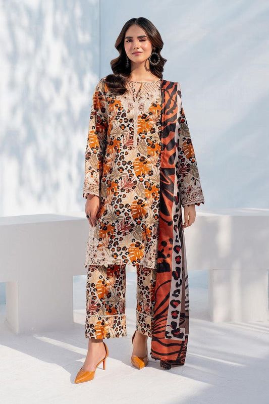 Boroque Premium Bana Dora Digital Karandi 3-Piece Suit [Unstitched]