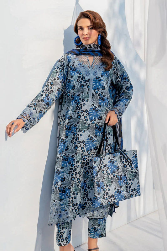 Boroque Premium Bana Dora Digital Karandi 3-Piece Suit [Unstitched]