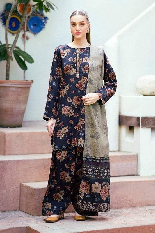 Boroque Premium Bana Dora Digital Karandi 3-Piece Suit [Unstitched]