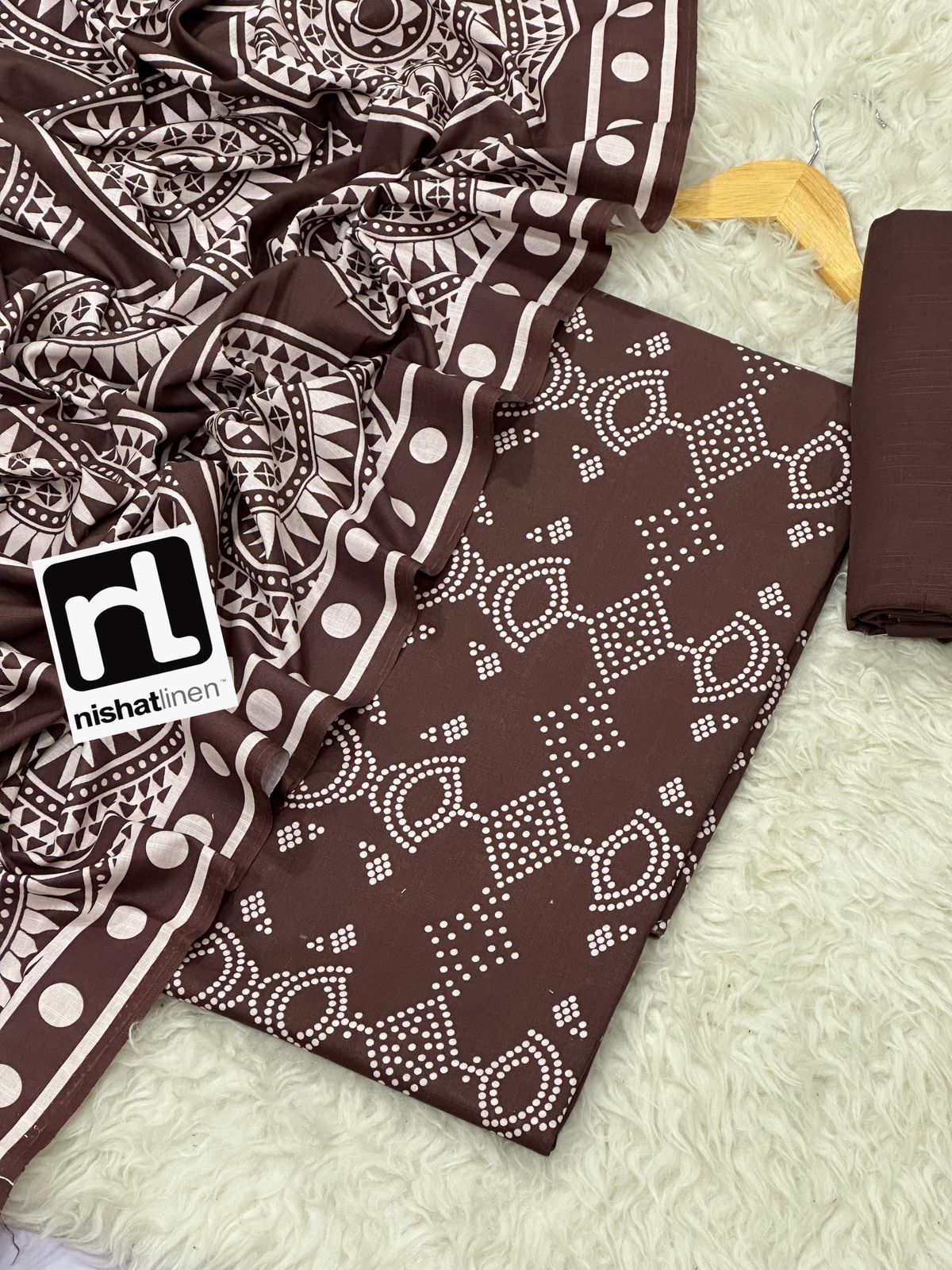 Nishat Premium Printed Khaddar 3-Piece Suit [Unstitched]