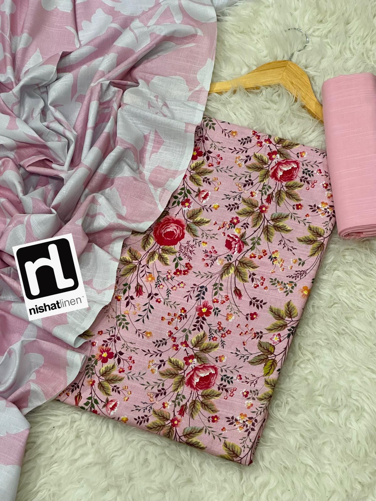 Nishat Premium Printed Khaddar 3-Piece Suit [Unstitched]