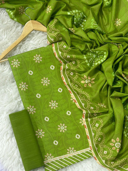 Gul-Ahmed Premium Printed Khaddar 3-Piece Suit [Unstitched]